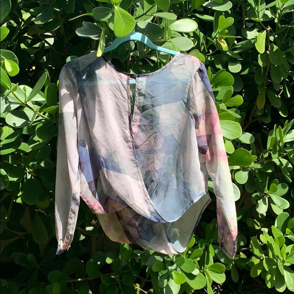 Long sleeve night out blouse